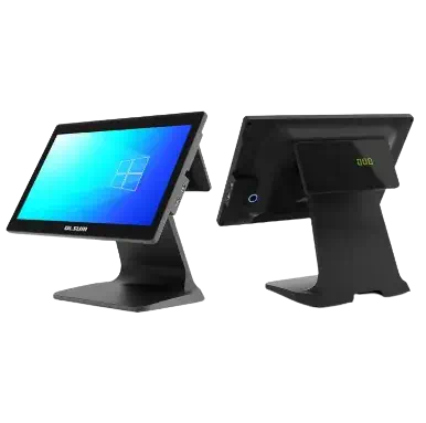 PC Caisse Tactile DLSUM – Intel Core i5 | 15.6" (Noir) Configuration Haute Performance : Intel i5 / 8 Go RAM / 256 Go SSD / Afficheur Client 8 Digits / Écran Tactile Capacitif / Windows - Matériel POS | Onemag Tunisie