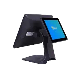 PC Caisse Tactile Double Écran ZONERICH ZQ-T8350 – Intel J1900 | 15" + 9.7" (Noir) Configuration : Quad-Core / 8 Go RAM / 128 Go SSD / Second Écran Client 9.7" - Matériel POS | Onemag Tunisie