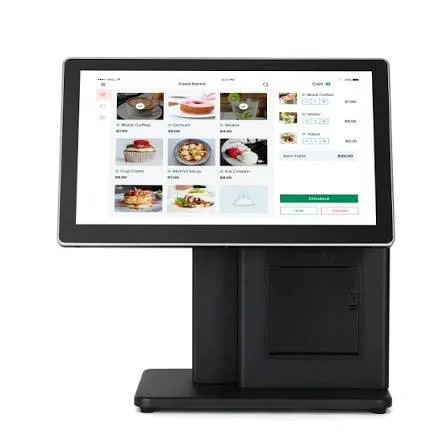Caisse tactile Windows  Intel IJ4125  8GO/128GO SSD/  Ecran 15",6CAP AVEC IMP 80 mm + lecteur de crate  magnetique POS-ST-9200 - Promo | Onemag Tunisie