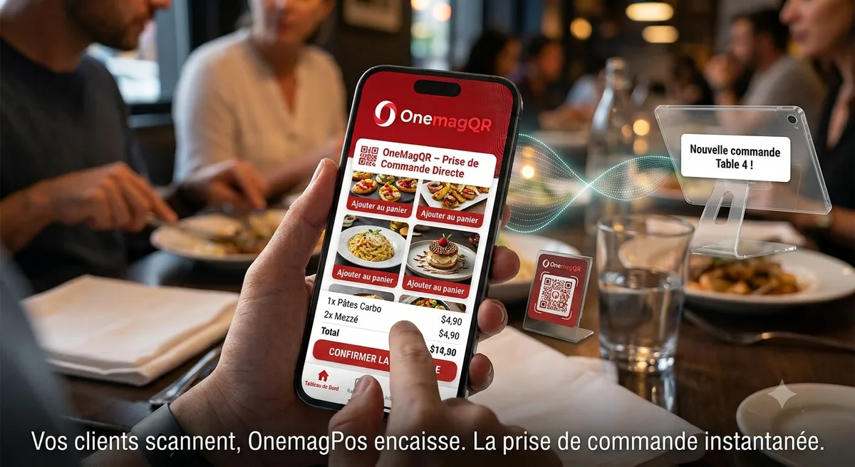 OnemagQR – L'Extension Mobile & Prise de Commande Ultra-Connectée pour OnemagPos - Nos Logiciels | Onemag Tunisie